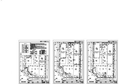四川某机电设备公司厂区给排水管总平面图
